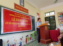 Khai giảng lớp bồi dưỡng chức danh nghề nghiệp khối mầm non tại Thái Bình