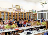Khai giảng lớp Bồi dưỡng theo tiêu chuẩn chức danh nghề nghiệp Giáo viên mầm non hạng II, hạng III, tại Trường Mầm non Thực hành Hoa Thủy Tiên